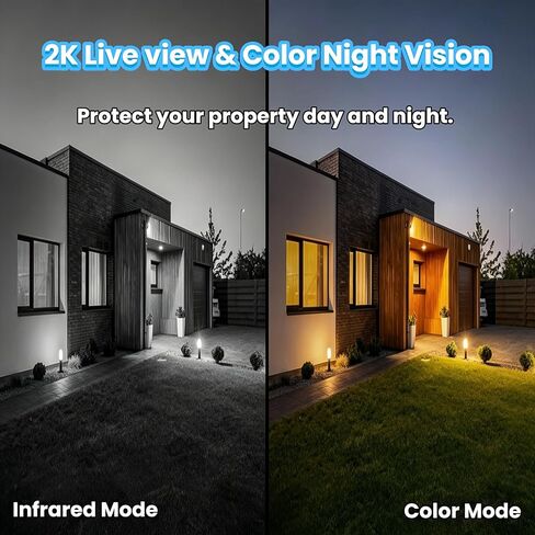 4G LTE Cellular Trail Cam, Remote Phone Access, Motion Activated 2K Live, IP65 Waterproof, Color Night Vision Game Cam in Kuwait