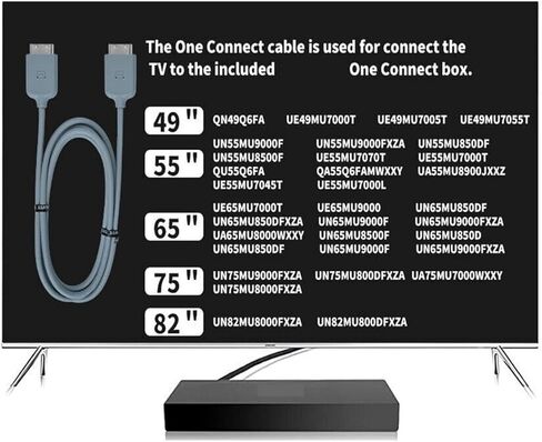 One Connect Cable BN39-02209A BN39-02209B for BN96-44183A BN91-17814A BN91-17814W，Compatible for Samsung TV MU7000 MU800 MU9000 Data Cable in Kuwait