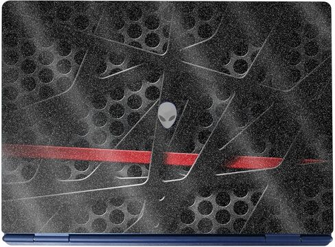 غلاف الكمبيوتر المحمول المتوافق مع Alienware 16/16X Aurora (2025) - خطوط عتيقة - غطاء لاصق واقٍ من الفينيل الفاخر مقاس 3M - سهل التطبيق | صُنع في الولايات المتحدة الأمريكية بواسطة MightySkins in Kuwait