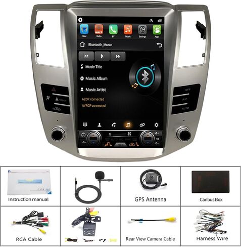 for Lex RX330 RX350 Radio Upgrade 2004 2005 2006 2007 2008 2009,Android Stereo Navigation Replacement,12.8inch 8core CPU,Carplay and Android Auto,Free Camera in Kuwait