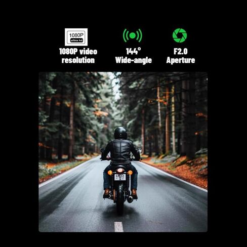 1080P HD دراجة نارية القيادة داش كام DVR كامل الجسم IP66 مقاوم للماء المدمج في كاميرا مضادة للاهتزاز كاميرا الفيديو الجبلية دراجة كهربائية دراجة نارية خوذة كاميرا ركوب في الهواء الطلق in Kuwait