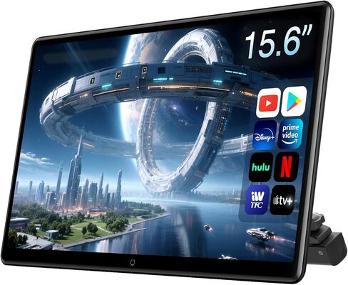 شاشة مسند رأس 15.6 بوصة Android 13، شاشة لمس تلفزيون السيارة، نظام ترفيه للمقعد الخلفي، دعم الهاتف، شاشة مزامنة لاسلكية، HDMI، بلوتوث، USB SD 4K، تشغيل الفيديو (2G+32G(1PC)) in Kuwait