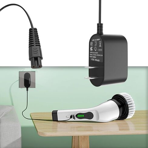 Replacement for Voweek Electric Spin Scrubber 9V Charger,Compatible with Voweek SP02/VWS211/ LABIGO LA1 Electric Spin Scrubber Power Cord Charger(1Pcs) in Kuwait