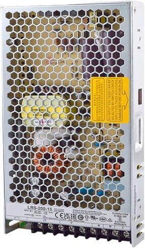 LRS-200-15 مصدر طاقة أحادي الإخراج 15 فولت 14 أمبير 210 وات، كفاءة 90%، للتطبيقات الصناعية in Kuwait