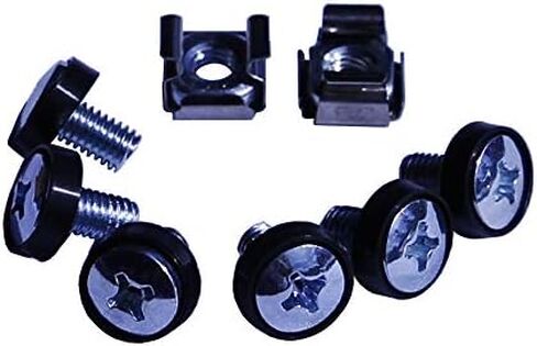 M6 12mm Button Head Screw with Cage Nuts 50pair for Servers Data Networking Rack in Kuwait