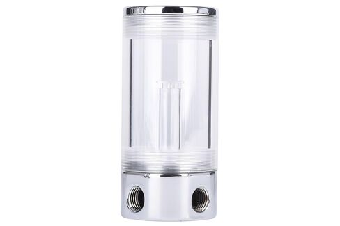 Alphacool Cape Corp Coolplex HF Metal 10 - Chrome (15266) - 7.87 Inch Desktop Computer Water Cooling Reservoir for Graphic Cards in Kuwait