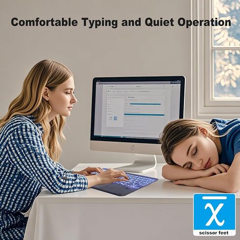Backlit Bluetooth Keyboard with Touchpad Small Portable Wireless Keyboard Rechargeable Illuminated Universal for Android Samsung Tablet Desktop Laptop Surface Phone iPad/Pro/Air/Mini iPhone (Black) in Kuwait