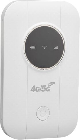 HURRISE [2024 نسخة مطورة 4G WiFi Mobile Hotspot 300Mbps، راوتر WiFi محمول، يدعم ما يصل إلى 10 أجهزة، مناسب للسفر والأعمال، بطارية مدمجة 3650 مللي أمبير في الساعة. in Kuwait