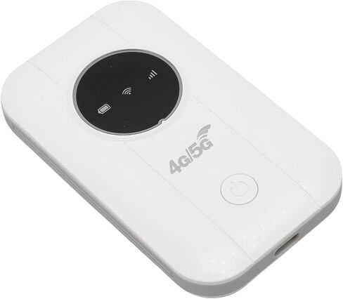 HURRISE [2024 نسخة مطورة 4G WiFi Mobile Hotspot 300Mbps، راوتر WiFi محمول، يدعم ما يصل إلى 10 أجهزة، مناسب للسفر والأعمال، بطارية مدمجة 3650 مللي أمبير في الساعة. in Kuwait