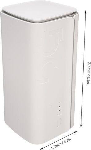 جهاز توجيه Qinlorgo 5G WiFi 6 مع فتحة لبطاقة SIM و8 هوائيات عالية الكسب لألعاب بث المكاتب المنزلية بسرعة تصل إلى 4.67 جيجابت في الثانية و50 جهازًا (قابس أمريكي) in Kuwait
