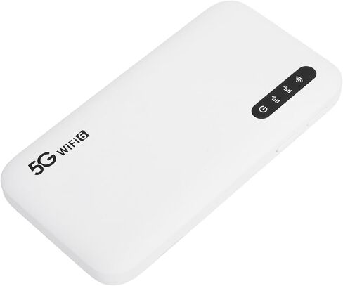 HURRISE 5G WiFi 6 Mobile Hotspot Router, High Speed Support for 16 Devices, Portable 6100mAh Router with SIM Card Slot for Phone and Tablet in Kuwait