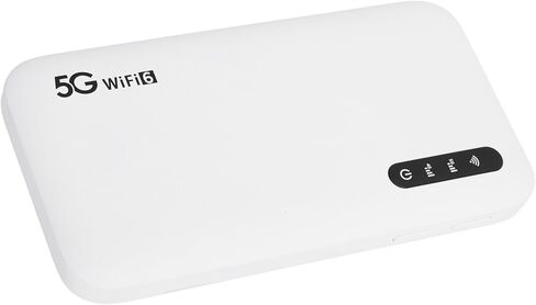 HURRISE 5G WiFi 6 Mobile Hotspot Router, High Speed Support for 16 Devices, Portable 6100mAh Router with SIM Card Slot for Phone and Tablet in Kuwait