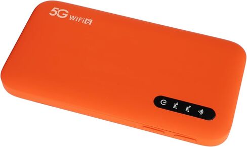 5G Mobile Hotspot 5G Portable WiFi Router Travel Hotspot with 6100mAh Battery WiFi6 16 Devices SIM Slot IP67 for Travel High Speed 2.77Gbps in Kuwait