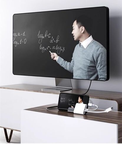 محول USB-C وLightning إلى HDMI لأجهزة iPhone iPad TV، وشاشة مزامنة 4K@60 هرتز، ومحول Apple Digital AV مع منفذ شحن سريع 100 وات PD، متوافق مع iPhone 17/16/15/14/13/12/iPad/MacBook إلى HDTV in Kuwait