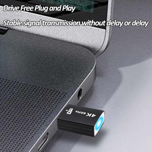 DP Dummy Plug 4K UHD DisplayPort Virtual Monitor EDID Emulator Headless Ghost Display Adapter Supports 3840x2160@60Hz for PC Computer -2 Pack in Kuwait