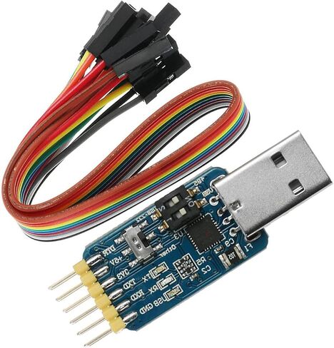 ​​CP2102 USB to TTL UART 232 485 Port: 6-in-1 Serial Converter Debug Tool for Windows/Linux/Mac​ in Kuwait