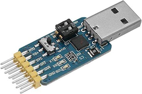 ​​CP2102 USB to TTL UART 232 485 Port: 6-in-1 Serial Converter Debug Tool for Windows/Linux/Mac​ in Kuwait
