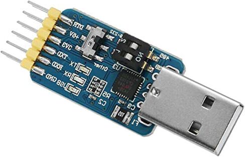 ​​CP2102 USB to TTL UART 232 485 Port: 6-in-1 Serial Converter Debug Tool for Windows/Linux/Mac​ in Kuwait