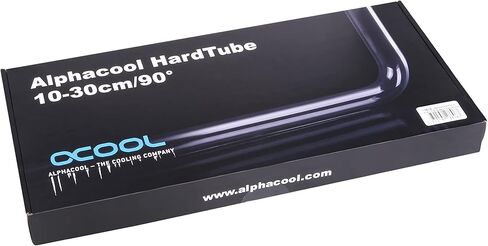 Alphacool HardTube 13mm OD 90° نحاس 10/30 سم - كروم (18606) in Kuwait
