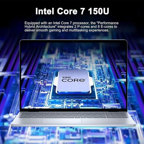 Dell Inspiron 16 5640 Business Laptop 16" WUXGA IPS Touch (100% sRGB) Intel 10-core Core 7 150U 16GB DDR5 1TB SSD Backlit Fingerprint FHD Privacy Camera ExpressCharge Win11Pro in Kuwait