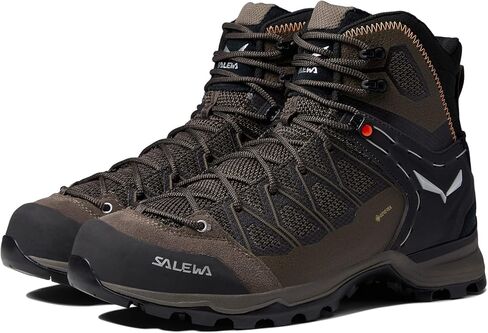 حذاء رجالي للمشي عالي الارتفاع من Salewa MS Mountain Trainer خفيف من Gore-TEX, أسود رمادي, 40.5 EU in Saudi Arabia