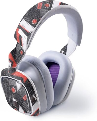 MightySkins Glossy Glitter Skin Compatible With Astro A30 Wireless Gaming Headset - Mixtape | Protective, Durable High-Gloss Glitter Finish | Easy to Apply, Remove, and Change Styles | Made in The USA in Kuwait