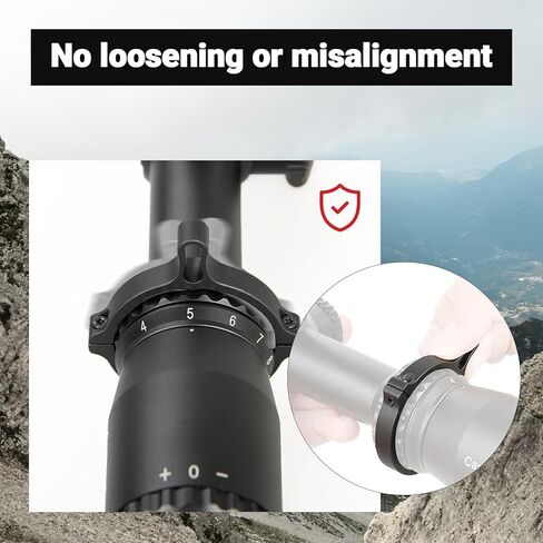 Switch View Throw Lever for Riflescopes - Aluminum High-Speed Zoom Adjust Lever with 42mm Compatibility, Hard-Anodized Design in Kuwait