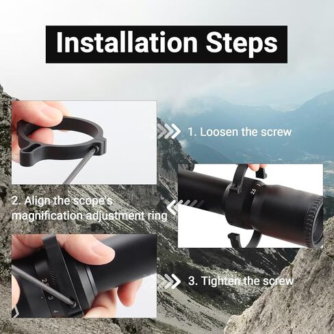 Switch View Throw Lever for Riflescopes - Aluminum High-Speed Zoom Adjust Lever with 42mm Compatibility, Hard-Anodized Design in Kuwait