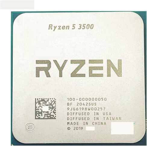 R 5 3500 R5 3.6 GHz Six-Core Six-Thread CPU Processor 65W L3=16M 100-000000050 Socket AM4 Same Use As 3500X in Kuwait