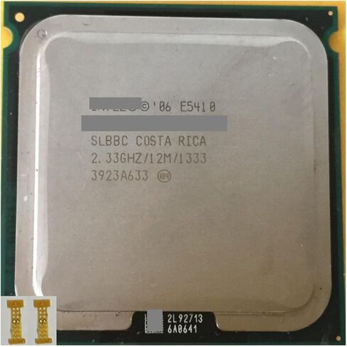 معالج E5410 2.33 جيجا هرتز/ 12 متر/ 80 واط/ 1333 قريب من LGA771 c Quad Q8200 CPU يرسل محولين LGA775 in Kuwait