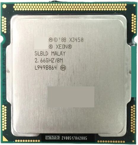 Xeon PC Processor X3450 Quad-Core (8M Cache, 2.66GHz) LGA1156 CPU Working Properly Desktop in Kuwait