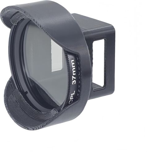 CPL Filter Anti-Glare Round Polarized Lenses for Streaming Rear Camera Small Square Outside Car Rain Cover in Kuwait