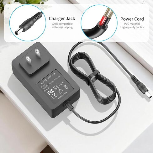 20V AC/DC Charger Compatible with TheraGun Therabody WaveRoller Foam Roller Power Cord Power Supply Adapter Replacement in Kuwait
