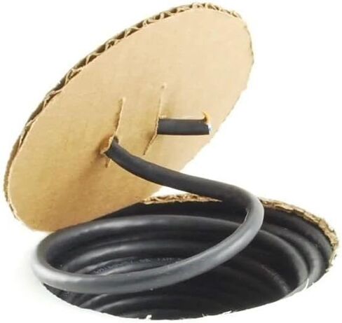 CablesOnline، 250FT Solid CAT6E CMR 550-Mhz، كابل نحاسي عالي الأداء 23-AWG، أسود، U6-B250K in Kuwait