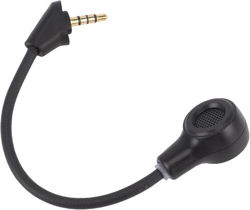 Luqeeg Replacement Microphone for Cloud Wireless Gaming Headset, 3.5mm Detachable Noise Cancelling Boom Mic with Low Latency Clear Voice, Ideal for PC in Kuwait