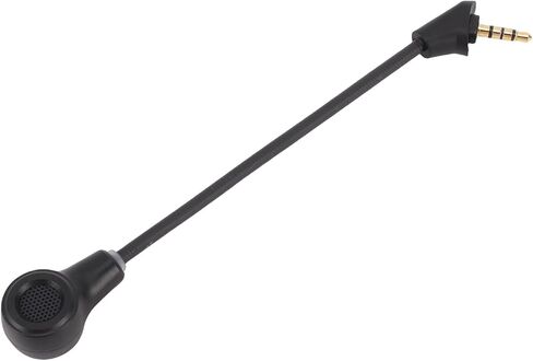 Luqeeg Replacement Microphone for Cloud Wireless Gaming Headset, 3.5mm Detachable Noise Cancelling Boom Mic with Low Latency Clear Voice, Ideal for PC in Kuwait