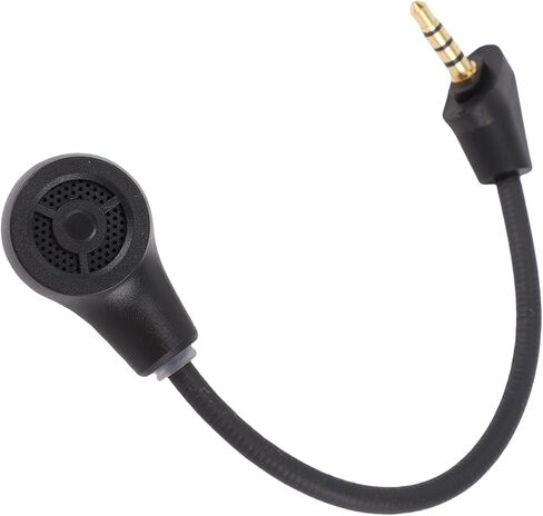 Luqeeg Replacement Microphone for Cloud Wireless Gaming Headset, 3.5mm Detachable Noise Cancelling Boom Mic with Low Latency Clear Voice, Ideal for PC in Kuwait