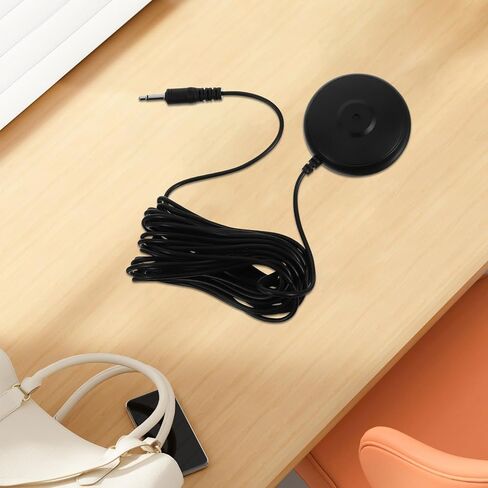 ميكروفون سطح المكتب لمعايرة VALICLUD مع قابس مستقيم 3.5 مم، وكابل 5 أمتار، وميكروفون عالي الدقة لضبط صوت المؤتمرات ومكبرات الصوت، وأجهزة الكمبيوتر المحمول وأجهزة الكمبيوتر الصوتية متعددة الاتجاهات in Kuwait