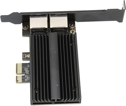 بطاقة شبكة Yunseity PCIe، بطاقة جيجابت إيثرنت مزدوجة المنفذ بسرعة 2.5 جيجابت في الثانية مع دعامة منخفضة المستوى، لأجهزة الكمبيوتر المحمول المخصصة للألعاب لمحطة العمل المكتبية in Kuwait
