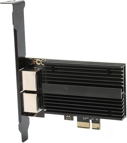 بطاقة شبكة Yunseity PCIe، بطاقة جيجابت إيثرنت مزدوجة المنفذ بسرعة 2.5 جيجابت في الثانية مع دعامة منخفضة المستوى، لأجهزة الكمبيوتر المحمول المخصصة للألعاب لمحطة العمل المكتبية in Kuwait