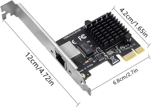 Base-T Network Card with RTL8126 Controller 5G PCIe Ethernet Adapter Network Card in Kuwait