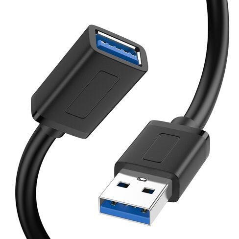 Vanjua 2 Pack USB Extension Cable-3.3FT, USB 3.0 Extension Cable, Male to Female Cord High Data Transfer Compatible with Webcam,USBKeyboard,Flash Drive,Hard Drive,Printer,Camera and More in Kuwait