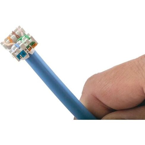 مقبس HJU6AW CAT6A مع نهاية قفل كوبرا، أبيض in Kuwait