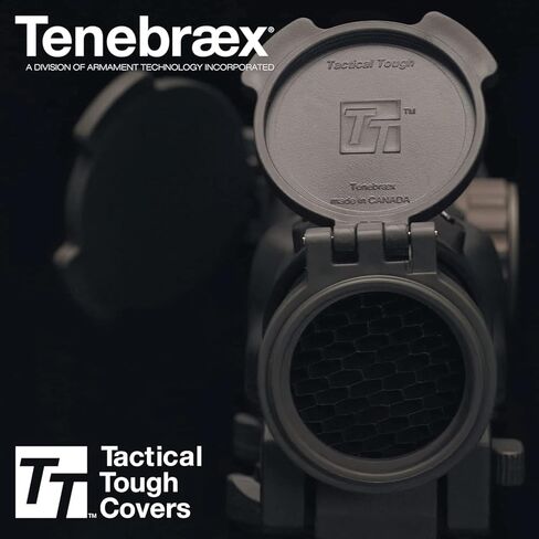 Tenebraex Ocular Flip Up Scope Cover for Schmidt & Bender, & Trijicon VCOG 1-6x24 in Kuwait