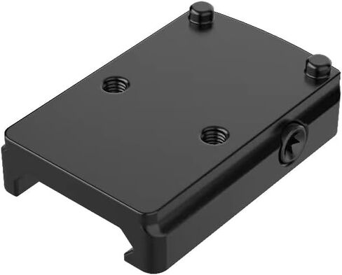 مايكرو ريد دوت جبل RMR Picatinny Mount Reflex Sight Optics لوحة محول منخفضة البروفيل متوافقة مع آثار أقدام التركيب RMR/SRO/407C/507C/508T in Kuwait