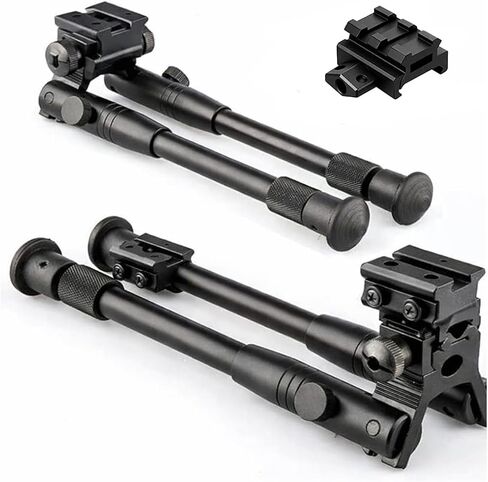 Gotical 0.5" Picatinny Riser Mount, 2 Slot Low Profile Riser Mount with 2 Slot, Universal Picatinny Fit, Hard Anodized, Black, Quick Release in Kuwait