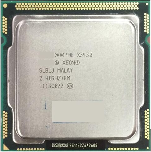 معالج Xeon X3430 (ذاكرة تخزين مؤقت سعة 8 ميجابايت، 2.40 جيجاهرتز) LGA1156 وحدة المعالجة المركزية لسطح المكتب تعمل بشكل صحيح in Kuwait