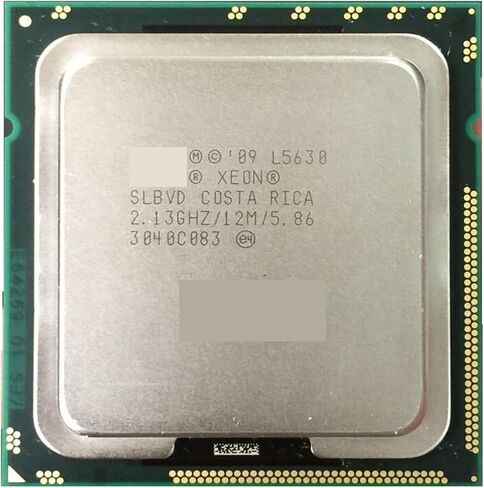 معالج الكمبيوتر الشخصي Xeon L5630 (ذاكرة تخزين مؤقت 12 ميجا، 2.13 جيجا هرتز، 5.86 GT/s QPI) LGA1366 وحدة المعالجة المركزية لسطح المكتب، العمل العادي in Kuwait