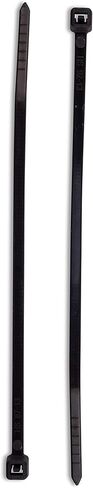 STEREN 4 Inch/Cable Ties/Zip Ties Heavy Duty Industrial Multi-Purpose, Long Durable, 18 pounds Tesnile Strenght Self Locking, Quality Cable Ties (100 Piece), 8", Black (400-804BK) in Kuwait