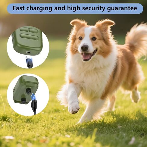 Vanjua Charger for Delupet/Yawpet/Jugbow Dog Training Collar and Remote, 2-in-1 USB C and Magnetic Bark Collar Charging Cable (Black) in Kuwait